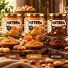 %100 Doğal Bitterli, Sade Ve Ballı Yer Fıstığı Ezmesi Seti